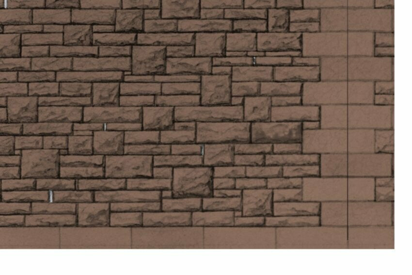D13 Papers - Red Rubble Walling