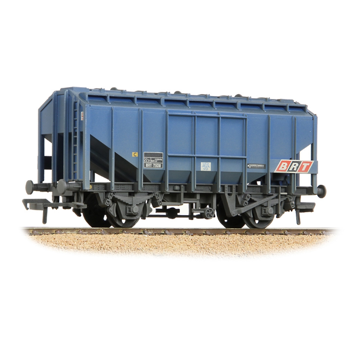 Bachmann 33-133B 35 Ton PAA Ex-Bulk Grain Wagon BRT Blue No. BRT 7538 - Weathered