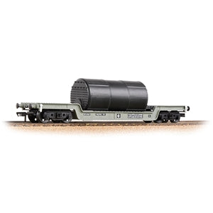33-901F - Bachmann 45T Bogie Well Wagon BR Grey (Early) [WL]