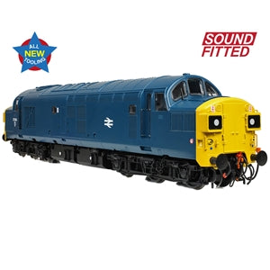 35-301SFX - Bachmann Class 37/0 Split Headcode, 37034 BR Blue Sound Fitted EXTRA