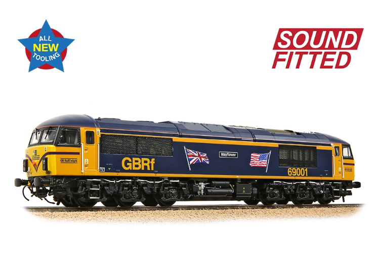 35-776SF Class 69 - 69001 'Mayflower' GBRf (UK & US Flags) SOUND FITTED