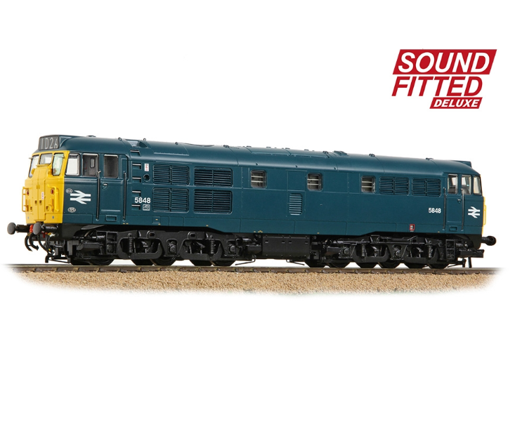 35-803ASFX Class 31/1 5848 BR Blue Diesel Locomotive - DCC Sound Deluxe