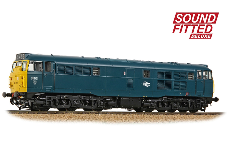 35-804SFX Class 31/1 31101 BR Blue Diesel Locomotive - DCC Sound Deluxe