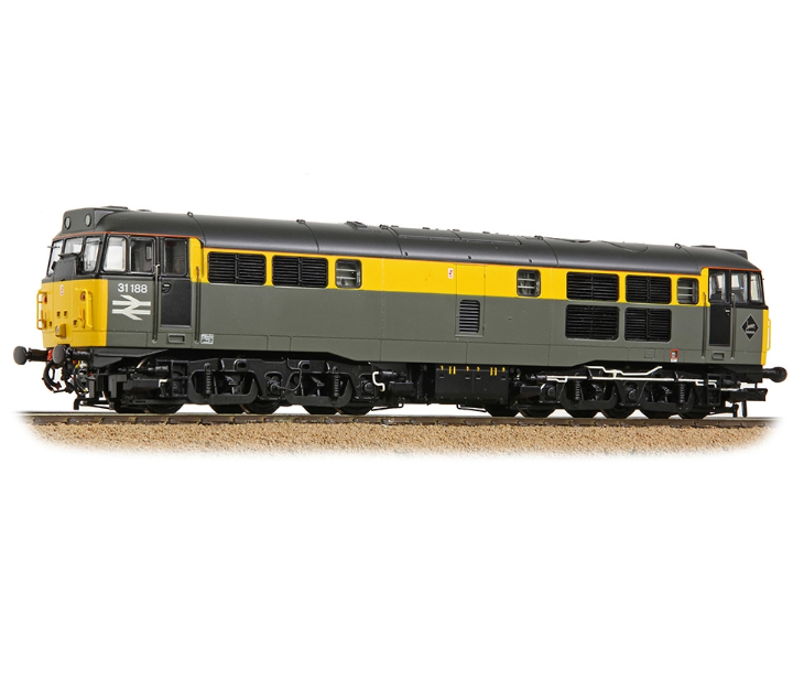 35-822 Class 31/1 Refurbished 31188 BR Engineers Grey & Yellow Diesel Locomotive
