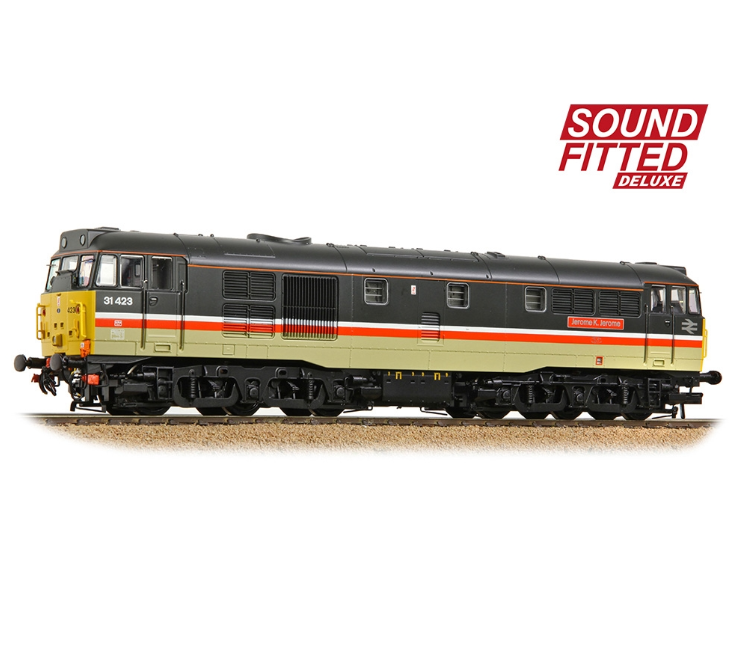 35-827SFX Class 31/4 Refurbished 31423 'Jerome K. Jerome' BR InterCity (Mainline) Diesel Locomotive - DCC Sound Deluxe