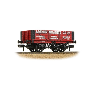 37-026B   5 Plank Wagon Steel Floor 'Arenig Granite Co. Ltd.' Red