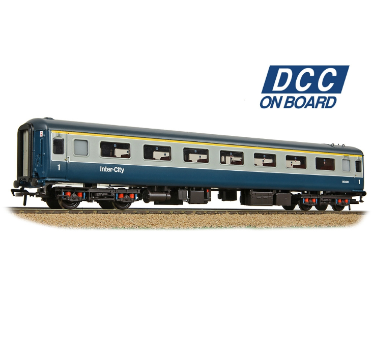 Bachmann 39-650ADC BR Mk2F FO First Open BR Blue & Grey (Inter-City) No.M3430 - DCC Fitted