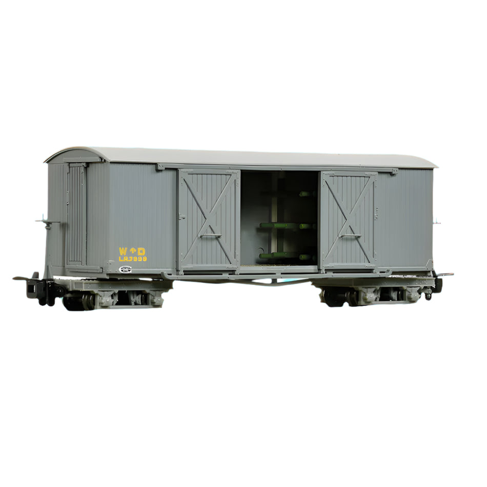 Bachmann 393-025A Bogie Covered Goods Wagon- (Ambulance)  WD Grey (00-9)