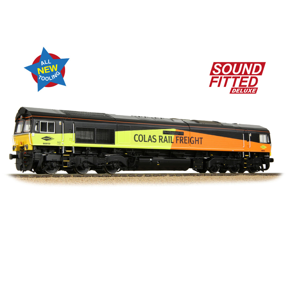 50-004SFX Class 66/8 66847 'Terry Baker' Colas Rail Freight Diesel Locomotive - Deluxe DCC Sound
