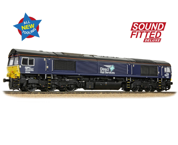 50-009SFX Class 66/3 66304 DRS Compass (Small Logo)
