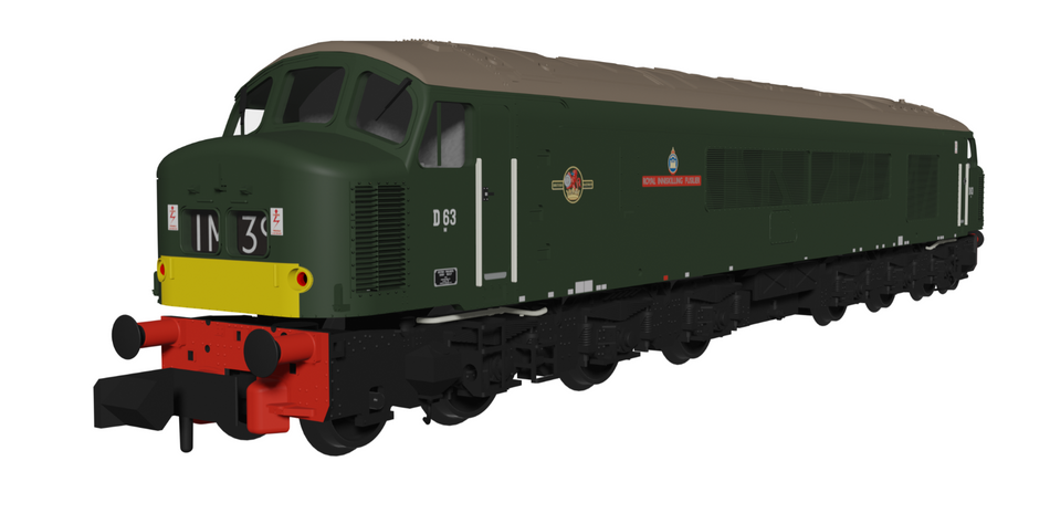 948103 Class 45 D63 "Royal Inniskilling Fusilier" BR Economy Green Diesel Locomotive