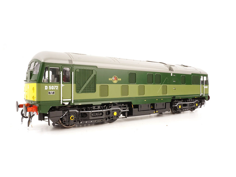 Heljan 2452 - O Gauge  Class 24/0 D5072 BR 2 Tone Green Small Yellow Panels