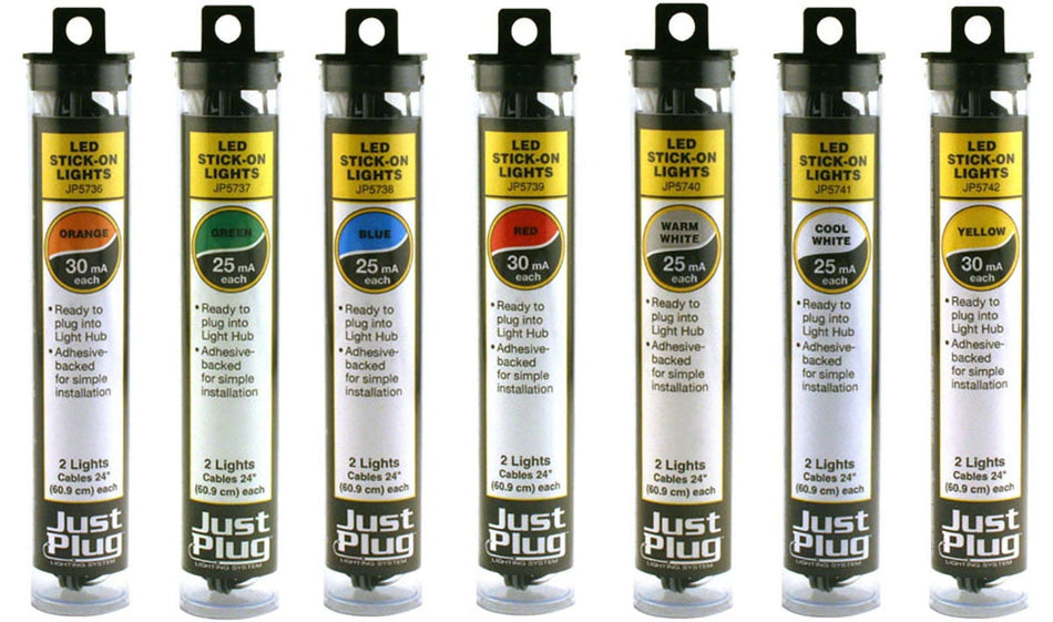 JP5737 Just Plug - LED Stick-On Lights - Green