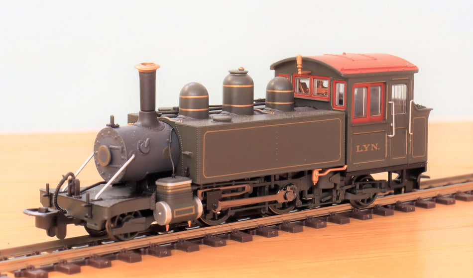 9981 Heljan 00-9 Lynton & Barnstaple Baldwin 2-4-2T "Lyn" in L&B dark green (pre-1906)