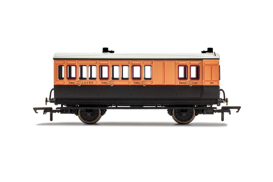 R40110 LWSR 4 Wheel 3rd Class Coach No. 179 with Working Lights
