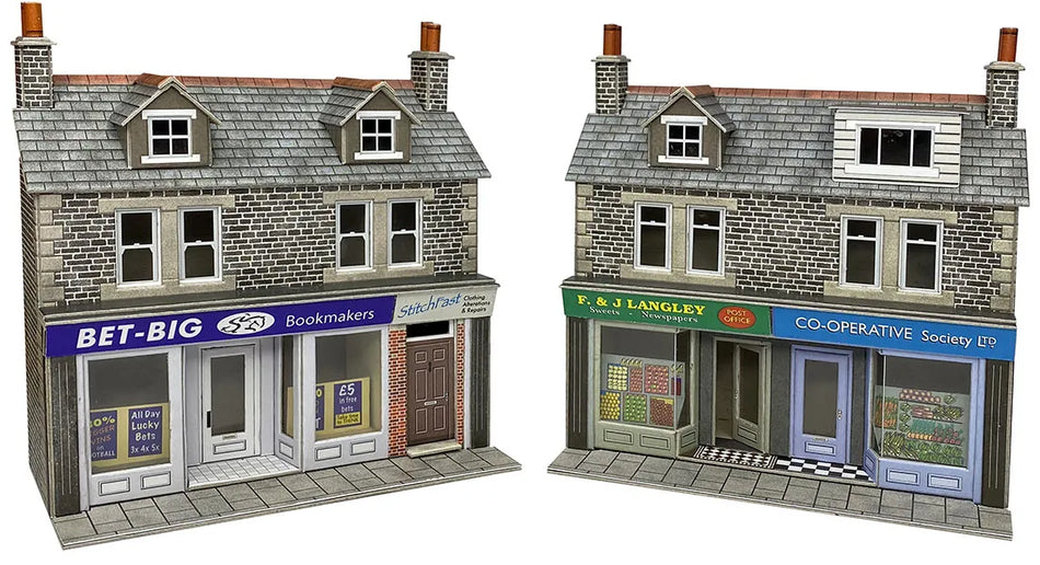 PO307 Low Relief Shop Fronts ‚Äì Stone