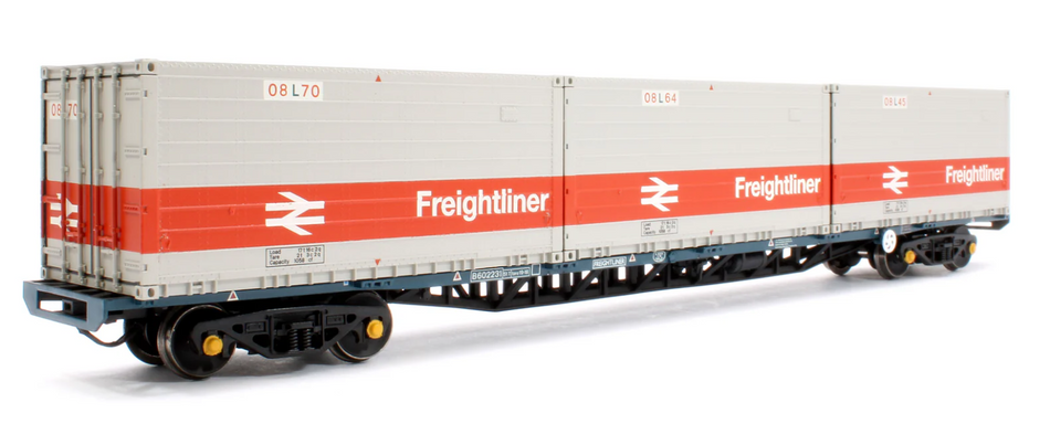 38-626A BR FFA Inner Flat BR Blue No.B602231 3 x Type L Freightliner Containers
