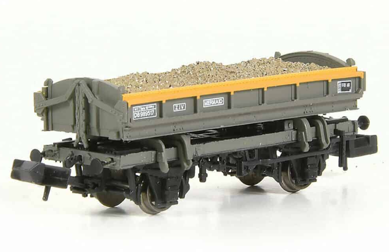 E87538 14T Mermaid Side Tip Ballast Wagon BR Engineers Dutch