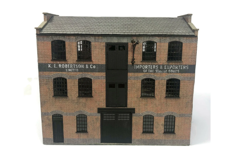 KX090 OO Robertson's Bonded Warehouse Model Kit