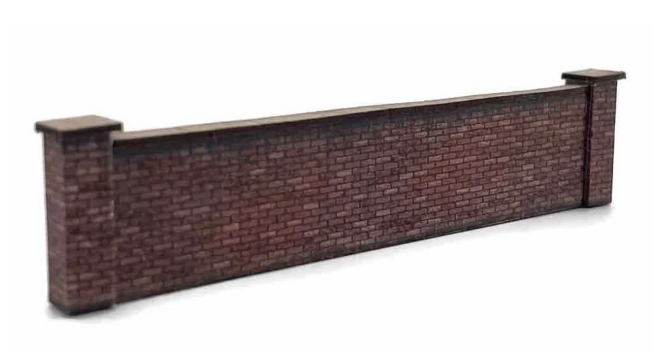 KX107B  5ft Modular Industrial Red Brick Walls Model Kit