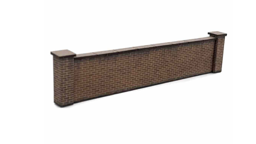 KX107C 5ft Modular Brown Brick Walls Model Kit