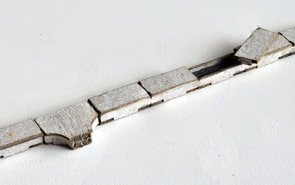 LX035 Laser Cut Concrete Lineside Trunking Model Kit
