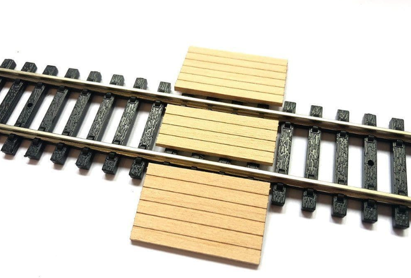 LX186 New Timber Barrow Crossing/Foot Crossing Kit Model Kit