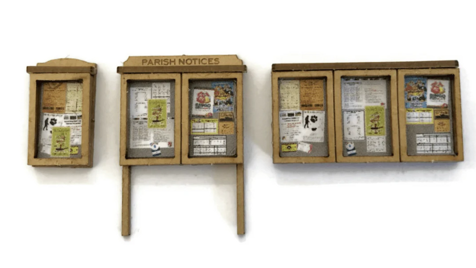LX239 Parish / Village / Church Noticeboards Model Kit
