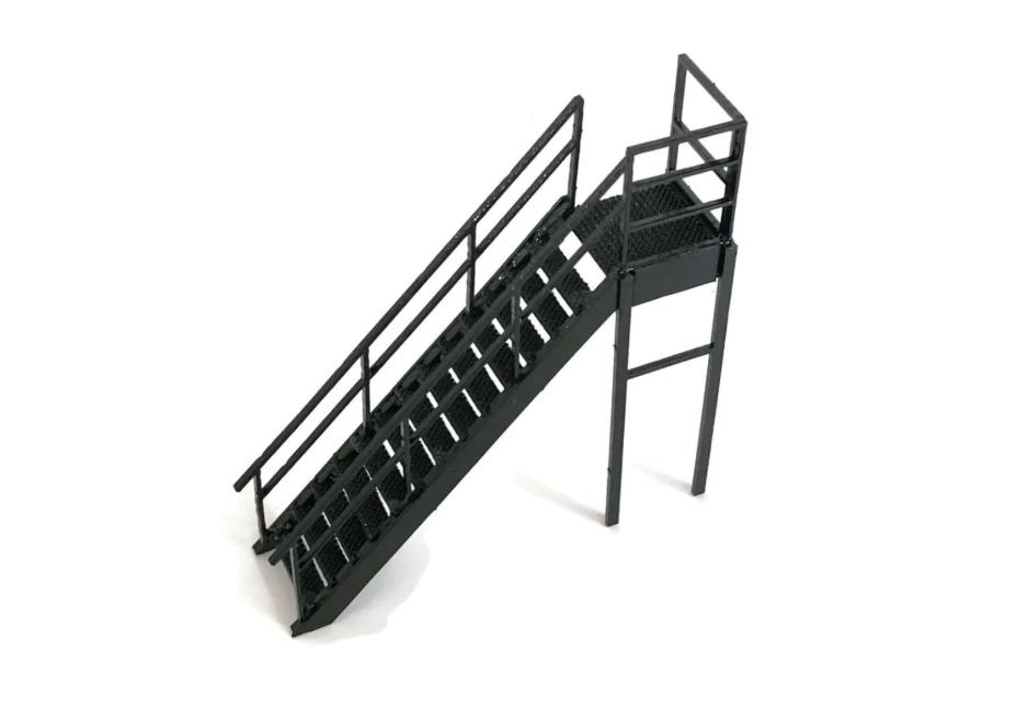 LX245 Laser Cut Steel Staircase / Fire Escape Model Kit