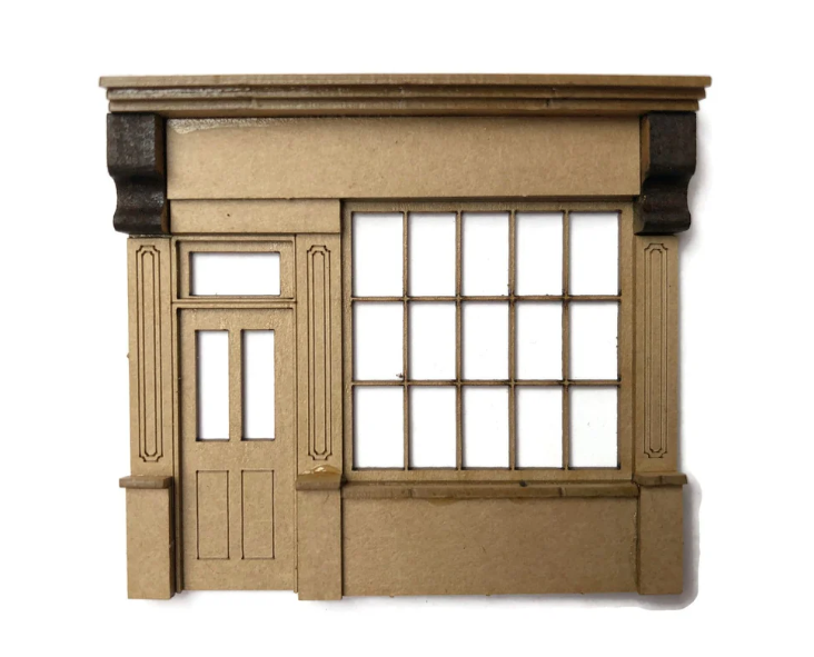 LX464 Period Shop Front With Left-Hand Door Mod Kit