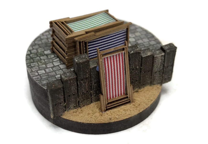 LX483 Deckchairs Model Kit