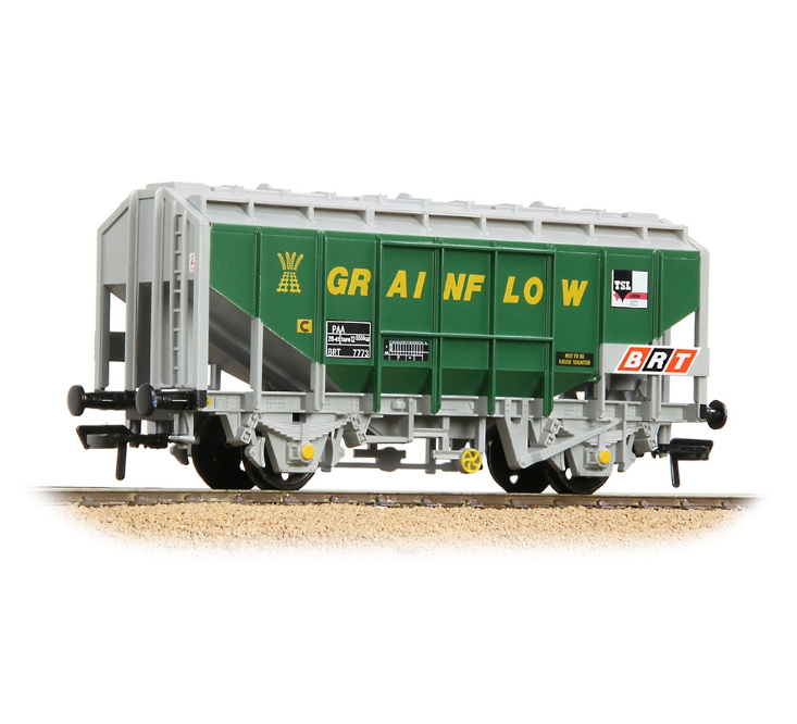 33-132A 35 Ton PAA Bulk Grain Wagon 'Grainflow' Green & Grey