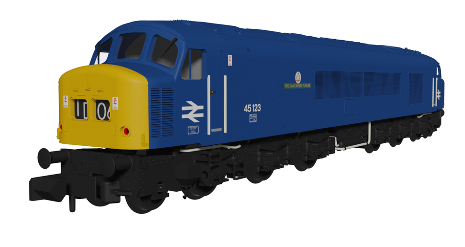 948106 Class 45 45123 “The Lancashire Fusilier” BR Blue With Headcode Blinds