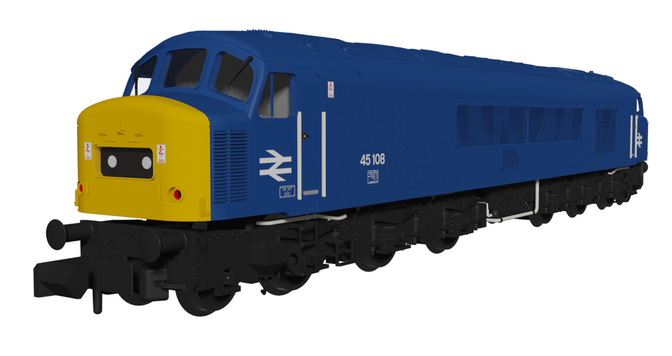 948107 Class 45 45108 BR Blue With Domino Headcodes