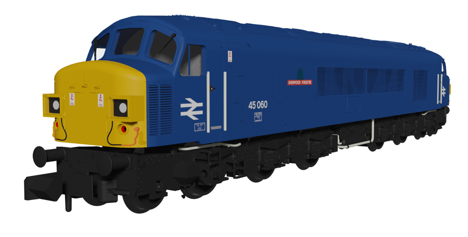 948108 Class 45 45060 “Sherwood Forester” BR Blue With Domino Headcodes