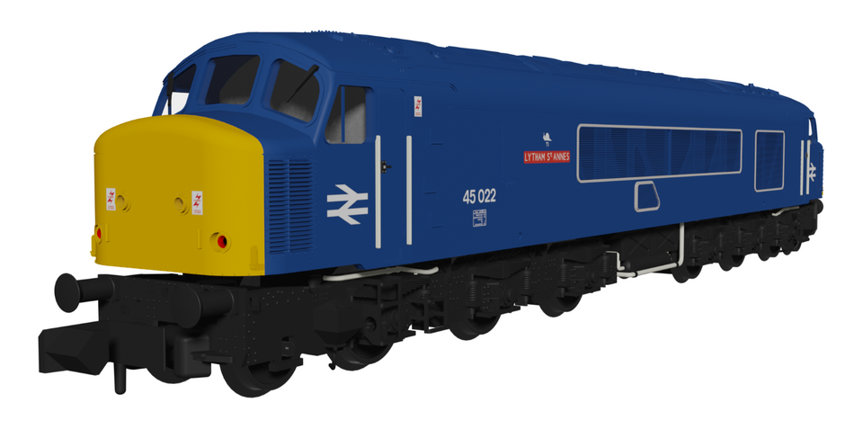 948110 Class 45 45022 “Lytham St Annes” BR Blue BR Blue With Sealed Beam Headlights