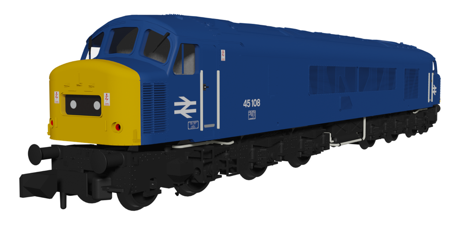 948607 Class 45 45108 BR Blue With Domino Headcodes