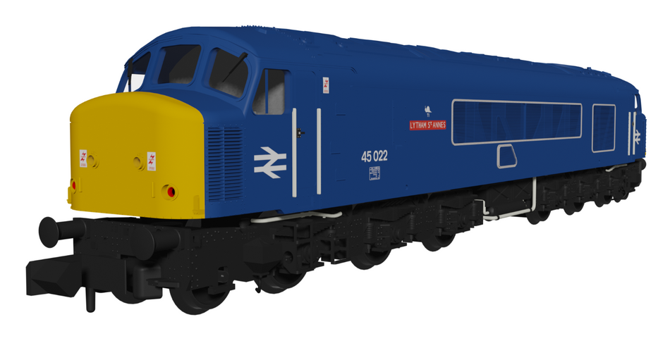 948610 Class 45 45022 “Lytham St Annes” BR Blue BR Blue With Sealed Beam Headlights