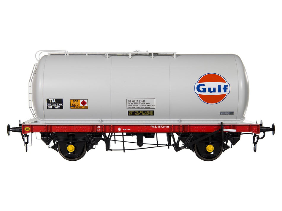 Dapol 7F-064-011 45t TTA Tank Wagon Gulf Red/Grey 54235