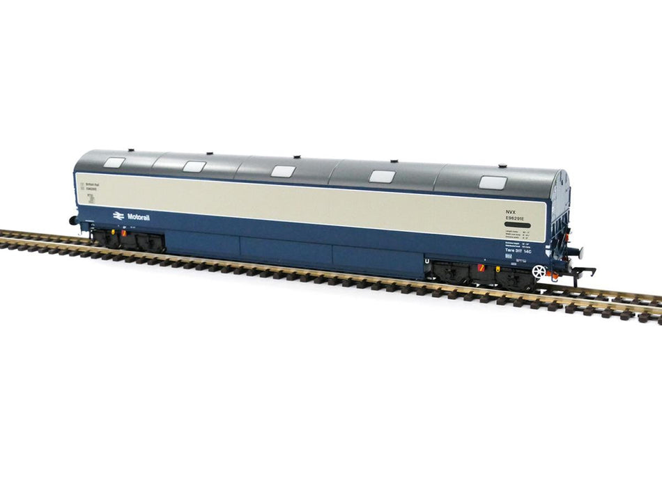 Heljan HN 9630, OO Scale TCV NEWTON CHAMBERS CAR CARRIER BR BLUE/GREY EARLY E96297E