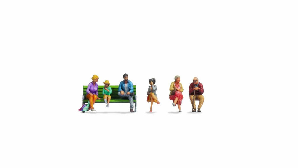 N35400 Modern Day Seated People - Qty 6