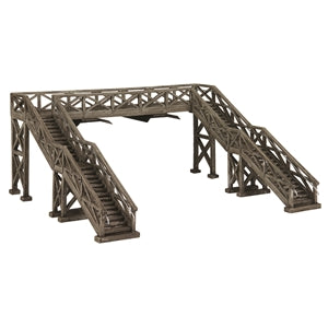 44-0196A Narrow Gauge (OO9) Wooden Footbridge - Natural Wood