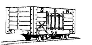 Dundas - OO-9 Snailbench District Railway Coal Wagon - DM7