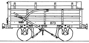 Dundas - OO-9 Ffestiniog Rly Granite Wagons - Pack of 5 - DM56