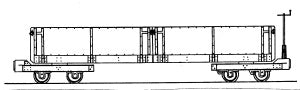 Dundas - OO-9 Hudson Steel Dropside Bogie Open Wagon - DM65