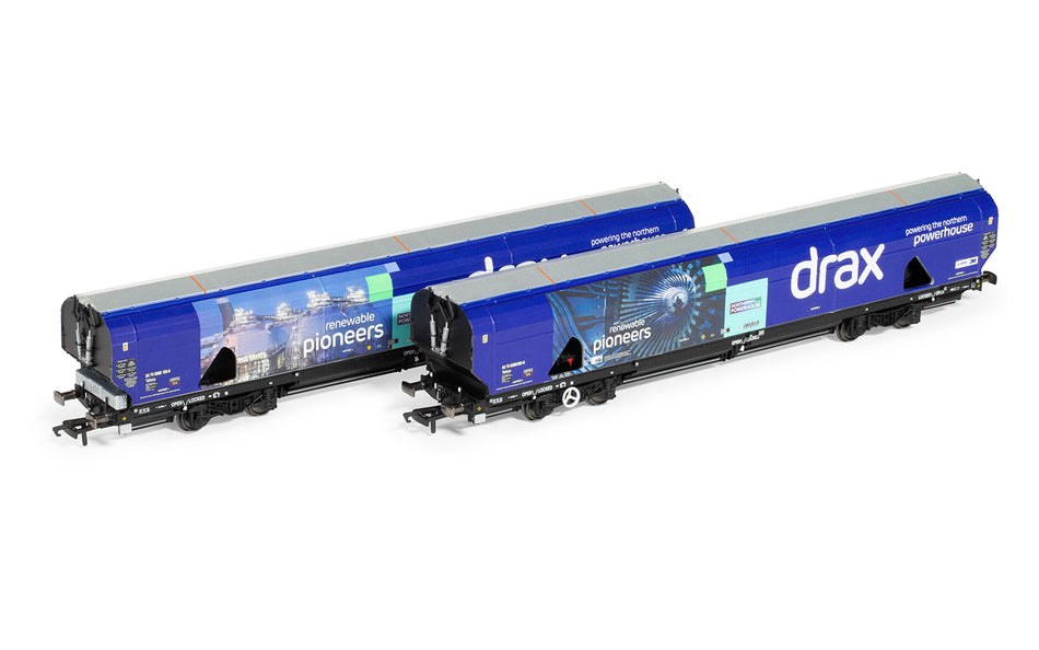 R60177A Drax Biomass Wagon Pack, 83700698083-8 & 83700698158-8