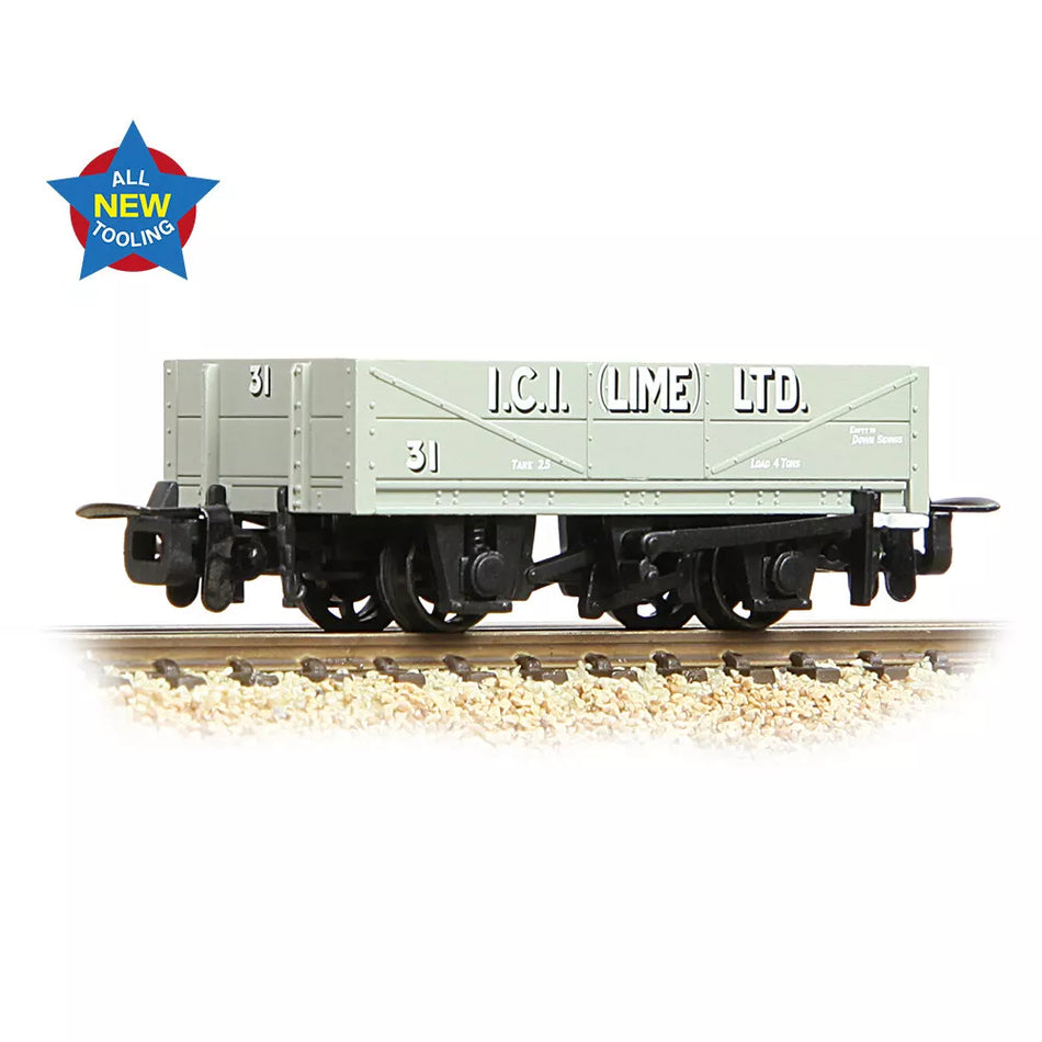 Bachmann 393-152 RNAD Rebuilt Open Wagon 'ICI Buxton Lime'