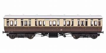 4P-020-222 GWR Toplight Mainline City Chocolate and Cream Composit 7906 Set 3
