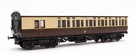 4P-020-201 GWR Toplight Mainline City Chocolate & Cream 3RD Brake 3751 Set 3