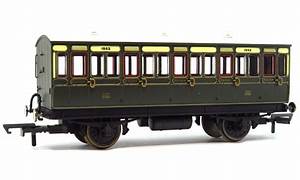 R40112A GWR 4 Wheel 3rd Class Coach No.1882 with working lights